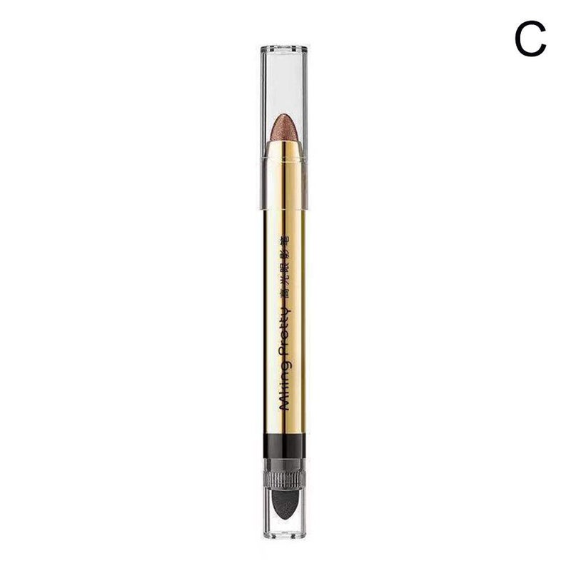 Lazy Person's Eye Makeup: Eyeshadow Stick, Under-eye Brightening Stick, Highlighter Stick, Double-ended Eyeshadow Stick (Shimmer/Matte)
